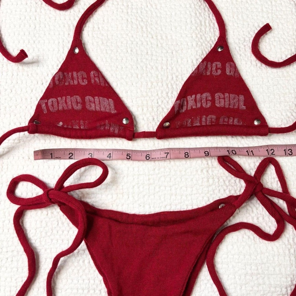 handmade knit bikini set - Picture 4 of 5